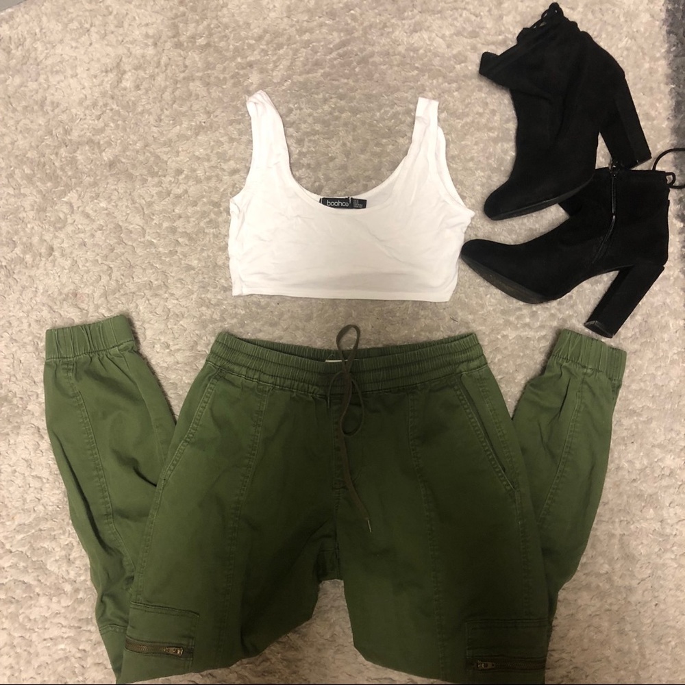 TRENDY BULLHEAD ARMY GREEN JOGGERS💚